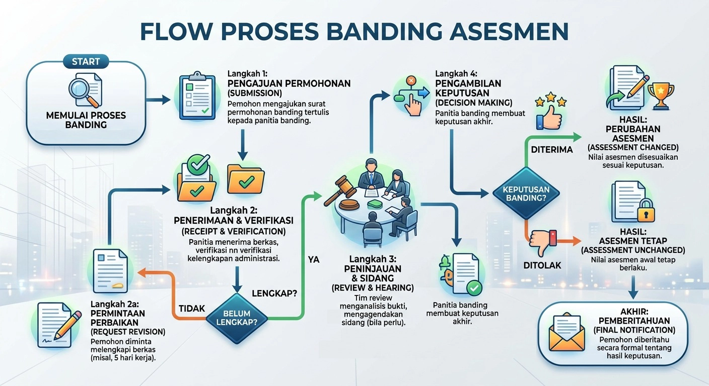 Alur Proses Banding Asesmen LSP PPM